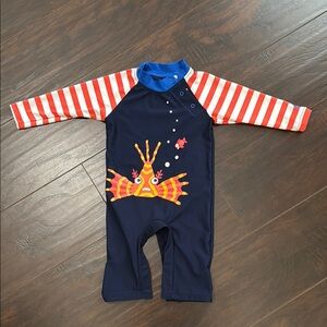 Coolibar UPF 50+ baby swim suit 6m rashguard